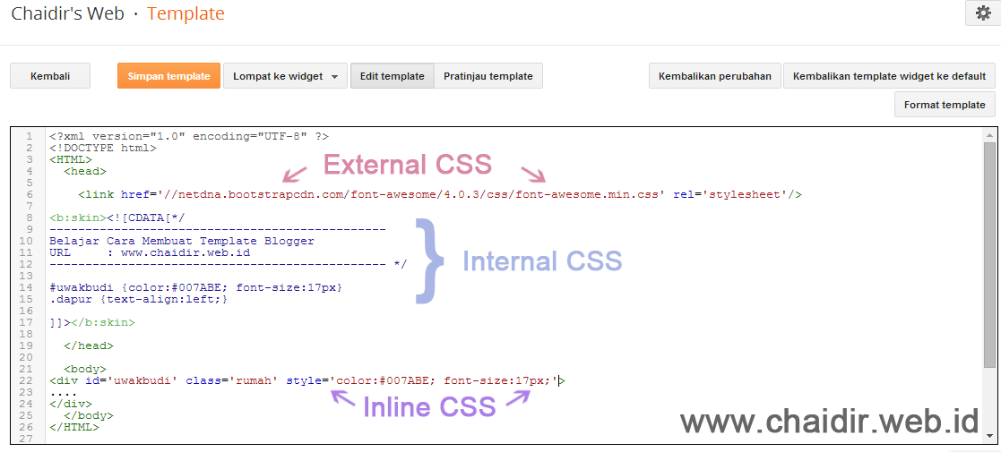 letak-kode-CSS-pada-template-